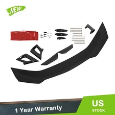 Black Rear Wing Trunk Spoiler Kit For 2016-2024 Chevy Camaro ZL1 1LE Style Gloss