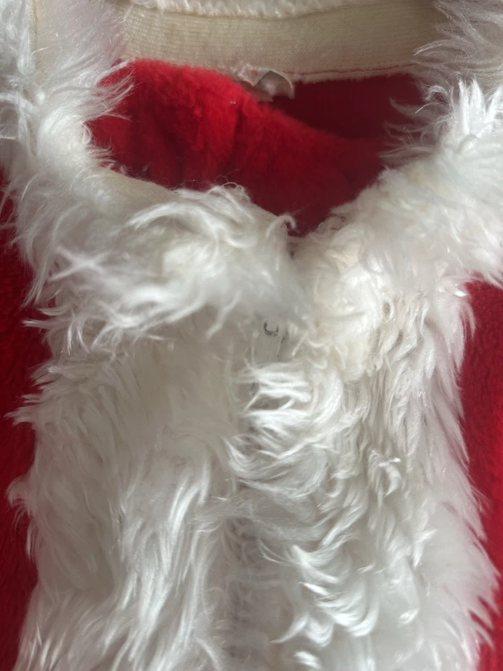 Beautiful Santa’sBest Santa Claus Suit -Christmas Size L 48 Holidays Fuzzy - Image 4 of 4