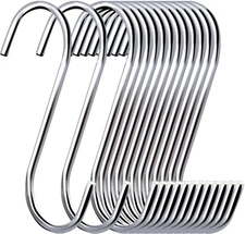 Paquete de 30 ganchos metálicos en forma de S de 3,7 pulgadas