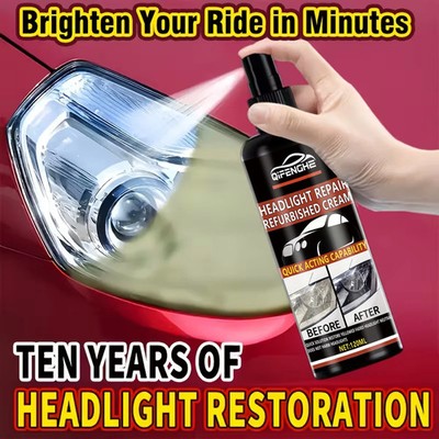Headlight Restoration Kit - Advanced Ceramic Coating, Eliminates Yellowing