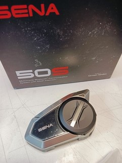 Sena 50S Motorrad Bluetooth Headset mit Drehrad und Sound by Harman Kardon int