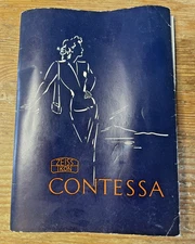 Vintage Contessa Camera Owners Manual Made in Germany Zeiss Ikon Guide Booklet