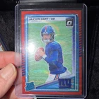 New Listing2025  Donruss - Rated Rookie Jaxson Dart #400 Optic Preview Red Wave Prizm (RC)