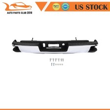 Chrome Rear Step Bumper Assembly For 2014-2018 Chevy Silverado Gmc Sierra 1500