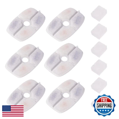 Furrybaby Carbon Filters for Cat Dog Water Fountain - Premium Pet w/ Activated C