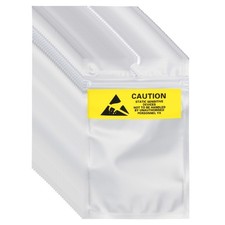 200 Pcs Anti Static Shielding Bag 3.1" x 5.3" Resealable ESD Bags, Silver