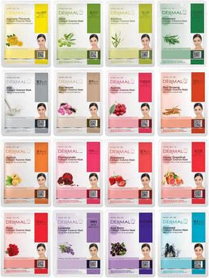 DERMAL 16 Combo Pack B Collagen Essence Vollgesichtsmaske - Gesichtsmaske Co