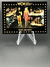 91 Championship Marketing WCW Wrestling Card #69 Missy Hyatt  Scott Steiner NM