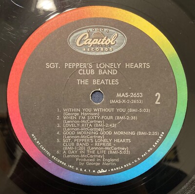 The Beatles Sgt. Pepper's MONOレコード BEATLES SGT PEPPERS LONELY HEARTS CLUB BAND~RARE MONO 1st