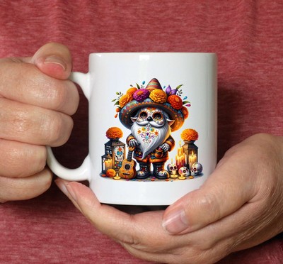 Day of the Dead Gonk Lover Becher - Ideal Vatertag Geschenk - Zuckerschädel Becher 30