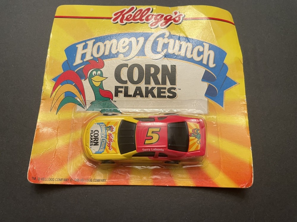 Vintage 1996 Kelloggs Honey Crunch Corn Flakes Race Car #5