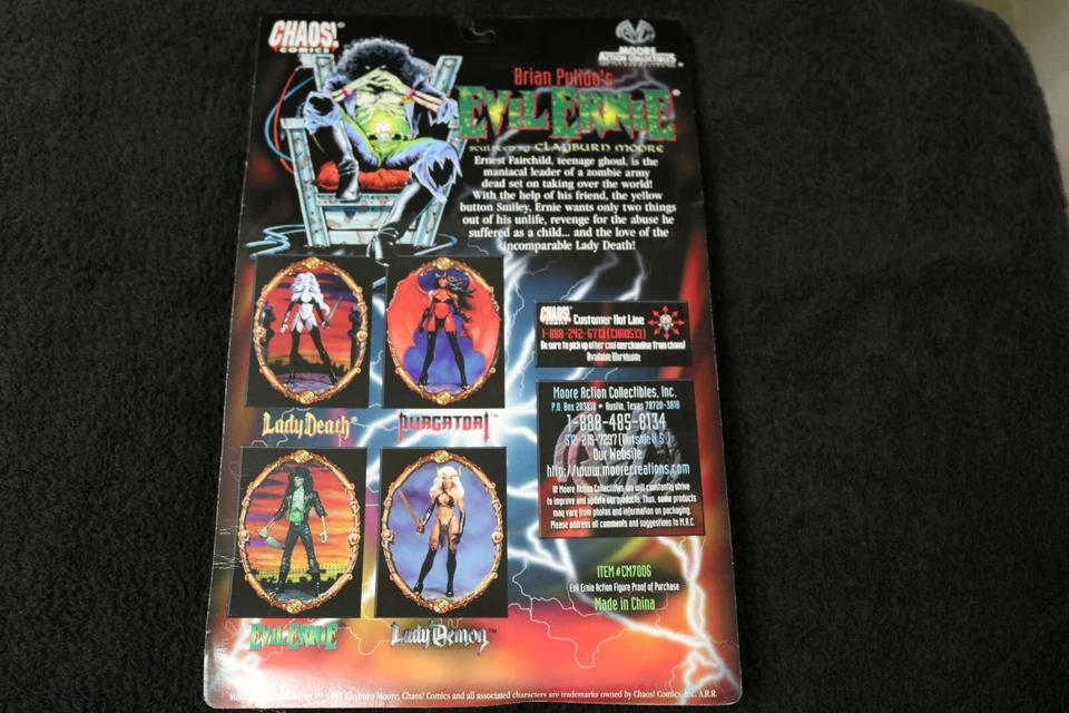 Cómics de Caos de colección de acción de Brian Pulido's y Moore de Evil Ernie de Brian Pulido's y Moore (sin usar, en caja) Foto 4 de 4