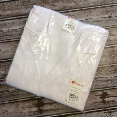 Allheart Medium Length Lab Coat White Size 42