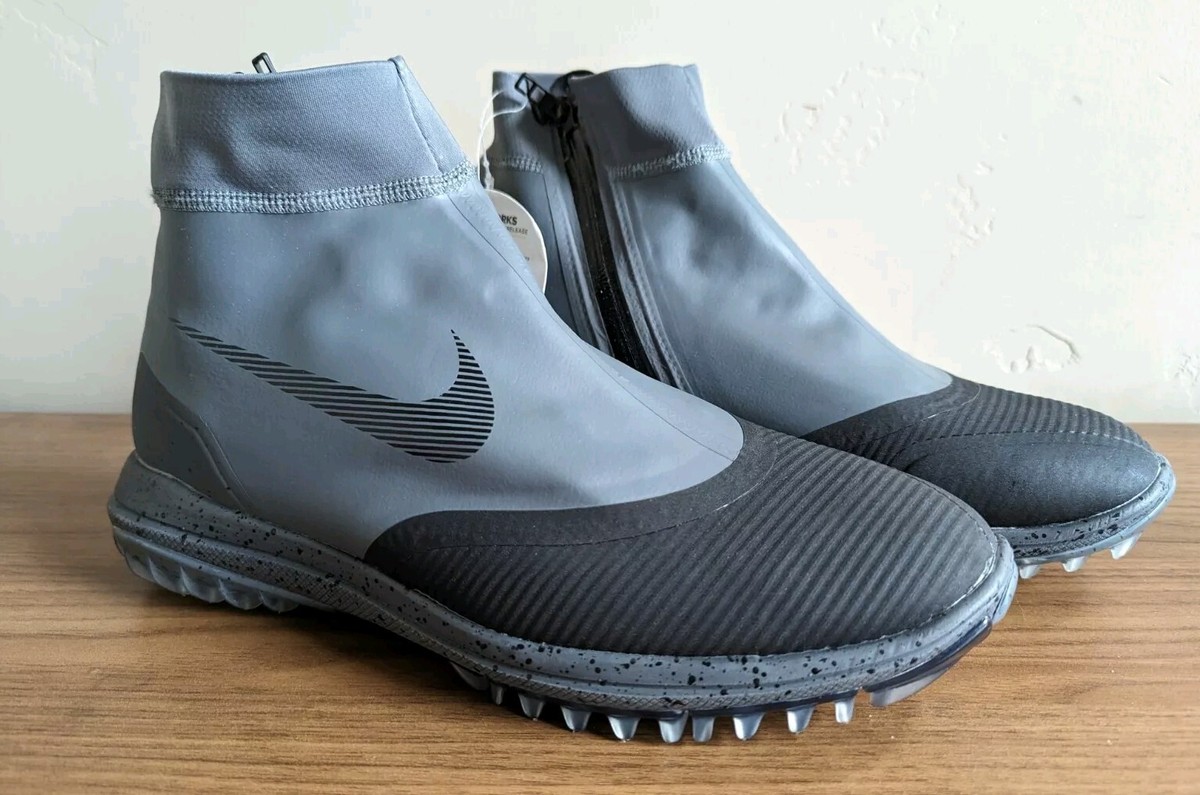 Mens Nike Lunar Vaporstorm Gray Black BOA Golf Shoes 918622 Sz