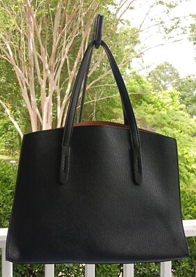 Coach 25137 Black Charlie Carryall Triple Compartment Shoulder