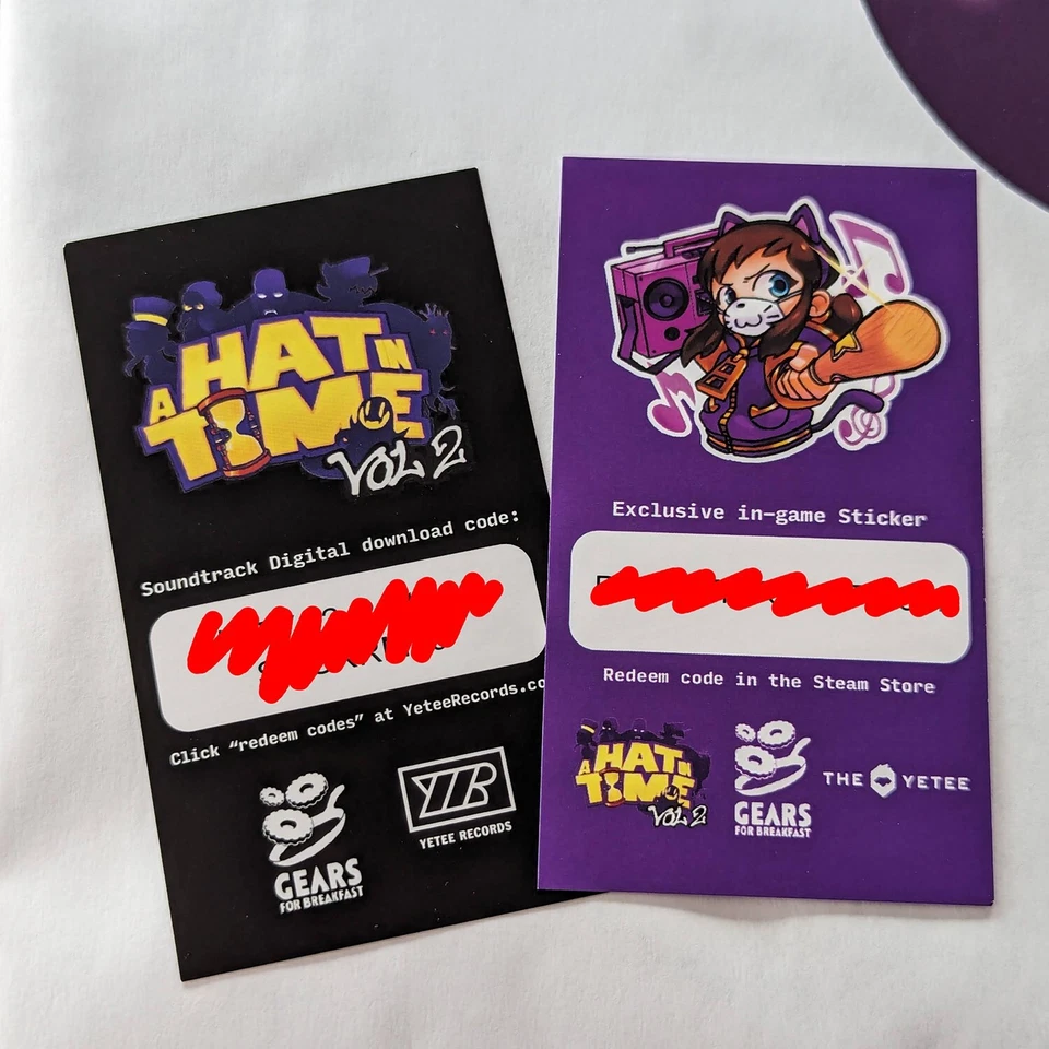 A Hat In Time Vinyl Record Original Soundtrack Volume 2 LP Nyakuza Purple VGM - Image 4 of 4