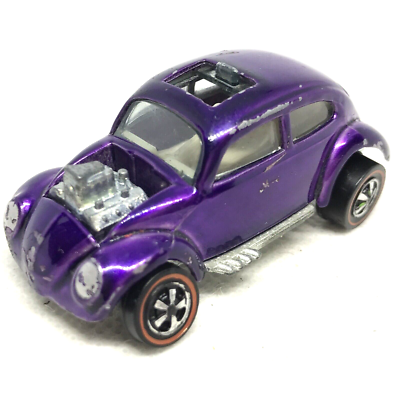 Hot Wheels Redline Custom Volkswagen Car 1967 Purple White Int