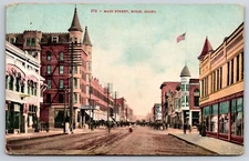Main Street Boise Idaho ID Edward Mitchell c1910 Postcard
