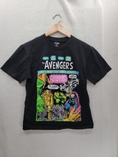 Camiseta de manga corta Avengers Black Earth's Mightiest Superhéroe talla M