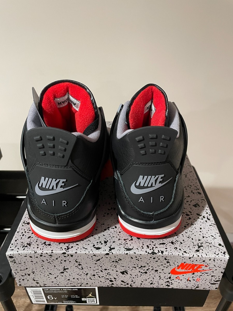 Jordan 4 Bred Reimagined Retro GS 6y / 7.5 Women FQ8213-006 NEW