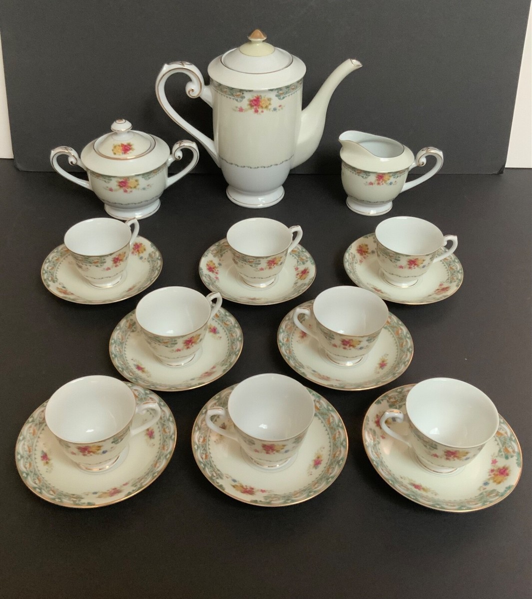 Vintage Albion Japan Floral Porcelain China Tea Set 21 piece | eBay