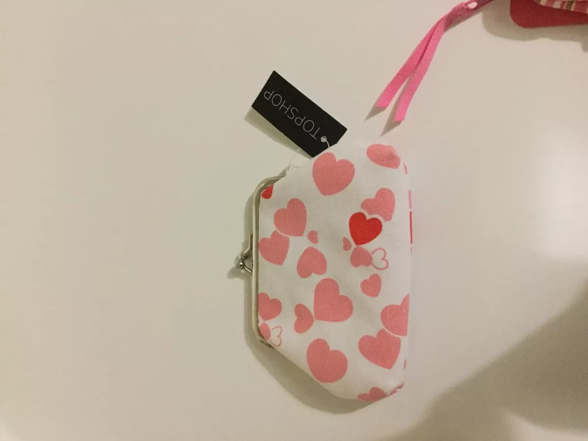 Topshop heart coin purse M S carry case BNWT eBay