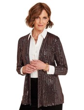 Ladies Sequin Glitter Jacket By Amber