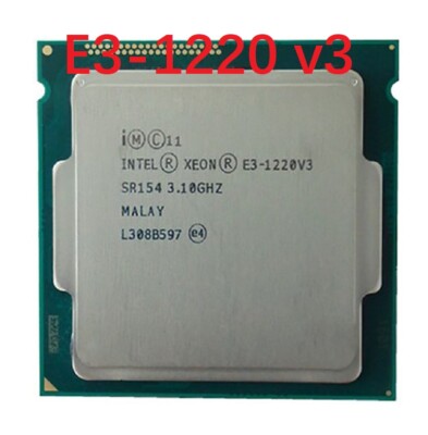 Intel Xeon E3-1220 V3 3.1GHz 8MB 4 Core 4 Threads SR154 LGA1150 CPU Processor