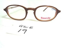 Nos Vintage Woman's Day Eyeglasses frame 110 Mocha Honey Brown QWE-19 