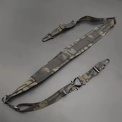 Ferro Slingster Weapon Sling Tan with Hardware Adjustable Shoulder Strap Buckle - Picture 15 of 34