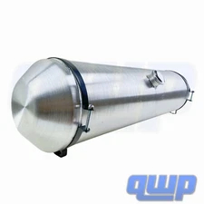 Round Gas Tank Fuel Tank 13 1/4 Gallon 10x40 Aluminum Spun Center Fill 3/8'' NPT