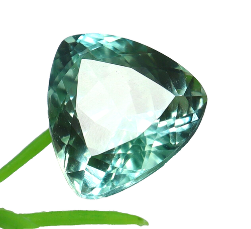 Anello Solitario Ovale Blu Zaffiro Cubic Zirconia in ARGENTO 925 Galvanica Rodio