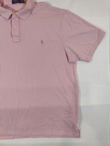 Polo Ralph Lauren Shirt Mens 3XLT Polo Golf Classic Pony Logo Pink 100% Cotton - Picture 2 of 8