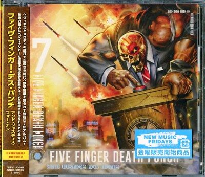 Five Finger Death Punch And Justice For None Japan Cd F04 Ebay