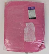 Pink Blackout Hidden Tab Top Curtains 66x54 RRP 30.00 lot GD