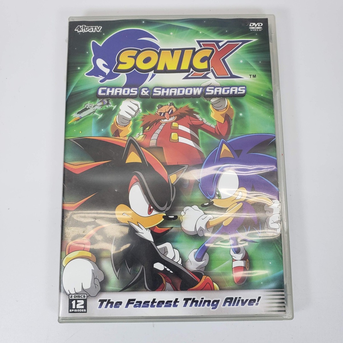 Sonic X: Chaos & Shadow Sagas DVDs 2-Discs 4K!dsTV