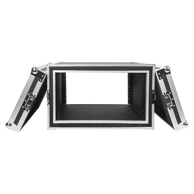 Sound Town Shock Mount 6U Plywood Rack Case w/ 21'' Rackable Depth (STRC-SP6U)