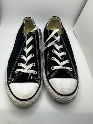 Converse All Star Chuck Taylor Youth Sneakers Size Black Low