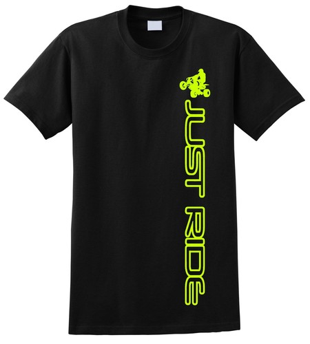 JUST RIDE ATV T SHIRT QUAD 4 WHEELER - Picture 12 of 17