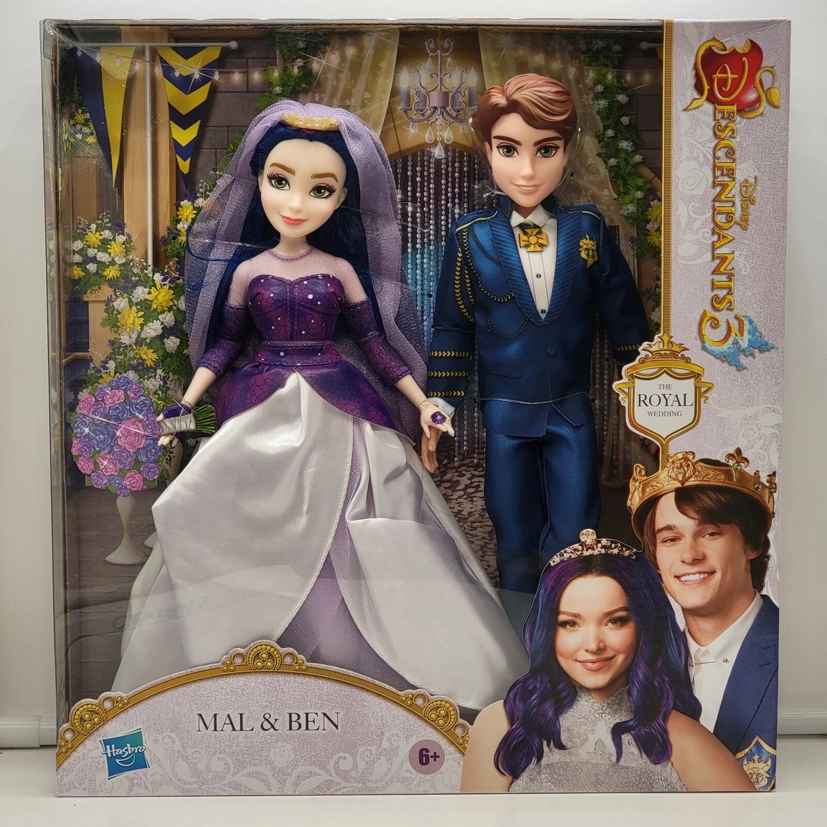 Descendants Mal and Ben Dolls, Inspired by The Royal Wedding