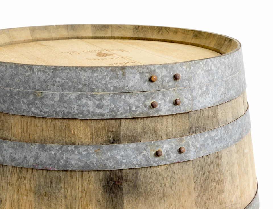 Holzfass, Weinfass, Fass, Barrique, Eichenfaß, Stehtisch, Gartentisch Holz 225 l - Bild 3 von 4