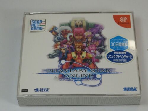 !!! SEGA DREAMCAST SPIEL Phantasy Star Online + Sonic Adventure JAPAN NTSC !!!