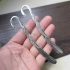 5 Stück Antik Tibetisch Silber Mit Öse Metall Lesezeichen - Meerjungfrau 12cm