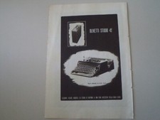 advertising Pubblicità 1941 OLIVETTI STUDIO 42
