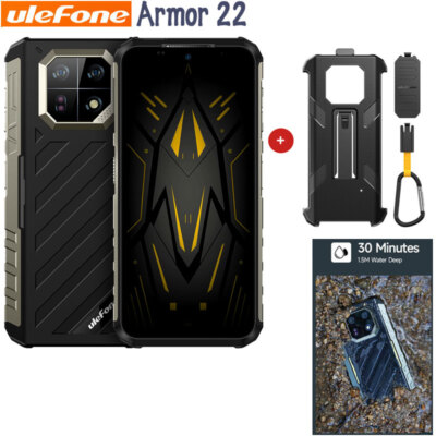 Global Ulefone Armor 22 4G LTE Rugged Phone Android Mobile Octa Core Waterproof