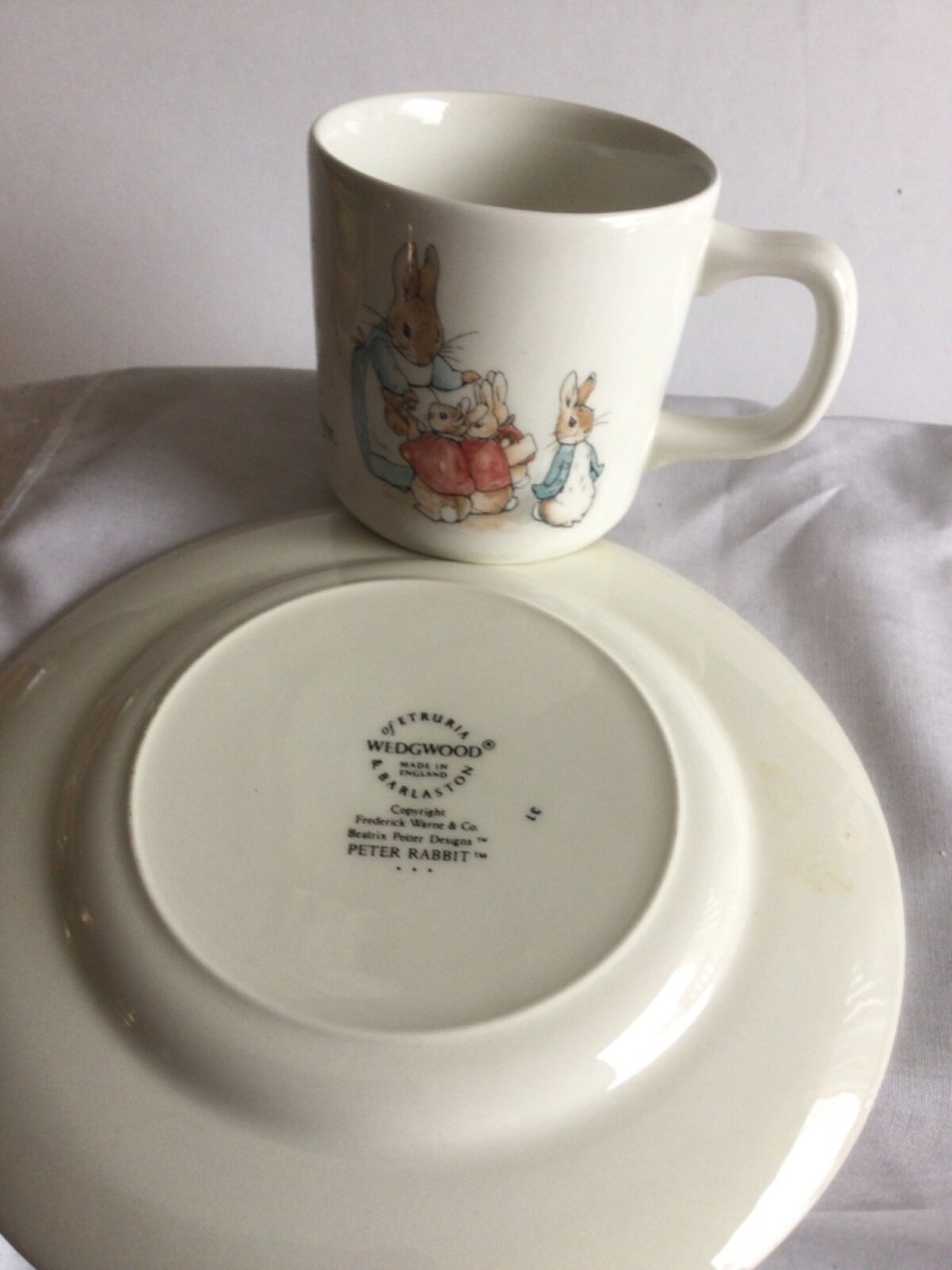 Vintage Wedgwood Peter Rabbit Cup & Saucer Set Made In England | eBay