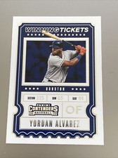 2020 Contenders Winning Tickets - YORDAN ALVAREZ RC #WT-3 Astros