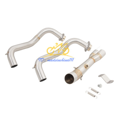 Motorcycle Header Exhaust System Pipe Front Link Tube For Yamaha YZF R7 2021-23
