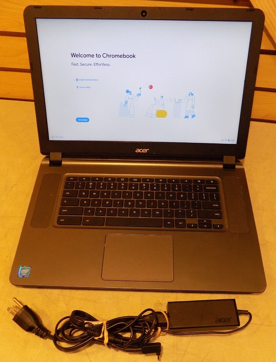 Acer Chromebook N15Q9/ 32GB/ Intel Celeron Dual Core/ 4GB RAM/ 15.6" eBay