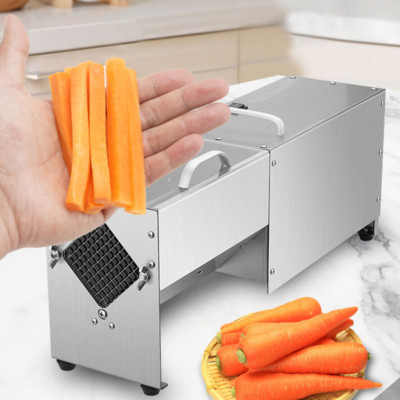 Commercial Potato Chip Cutter French Fries Cutt Machine Vegetable Fruit Silcer